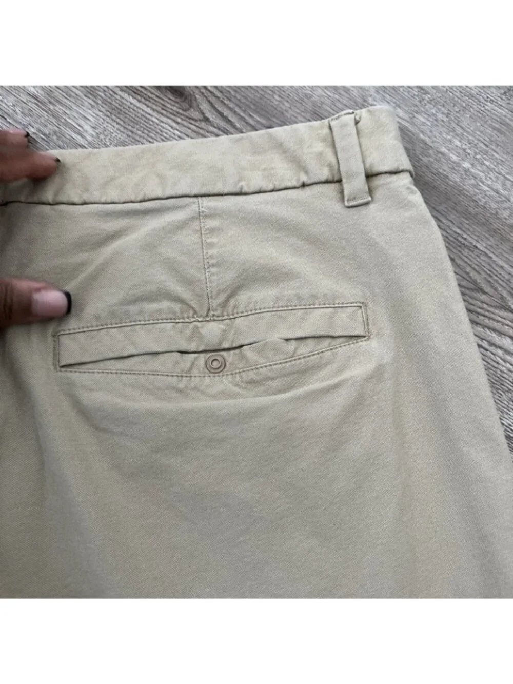 Lululemon Commission Pants Mens Actual 34x27 Tan Swift Cotton‎ Slim Fit